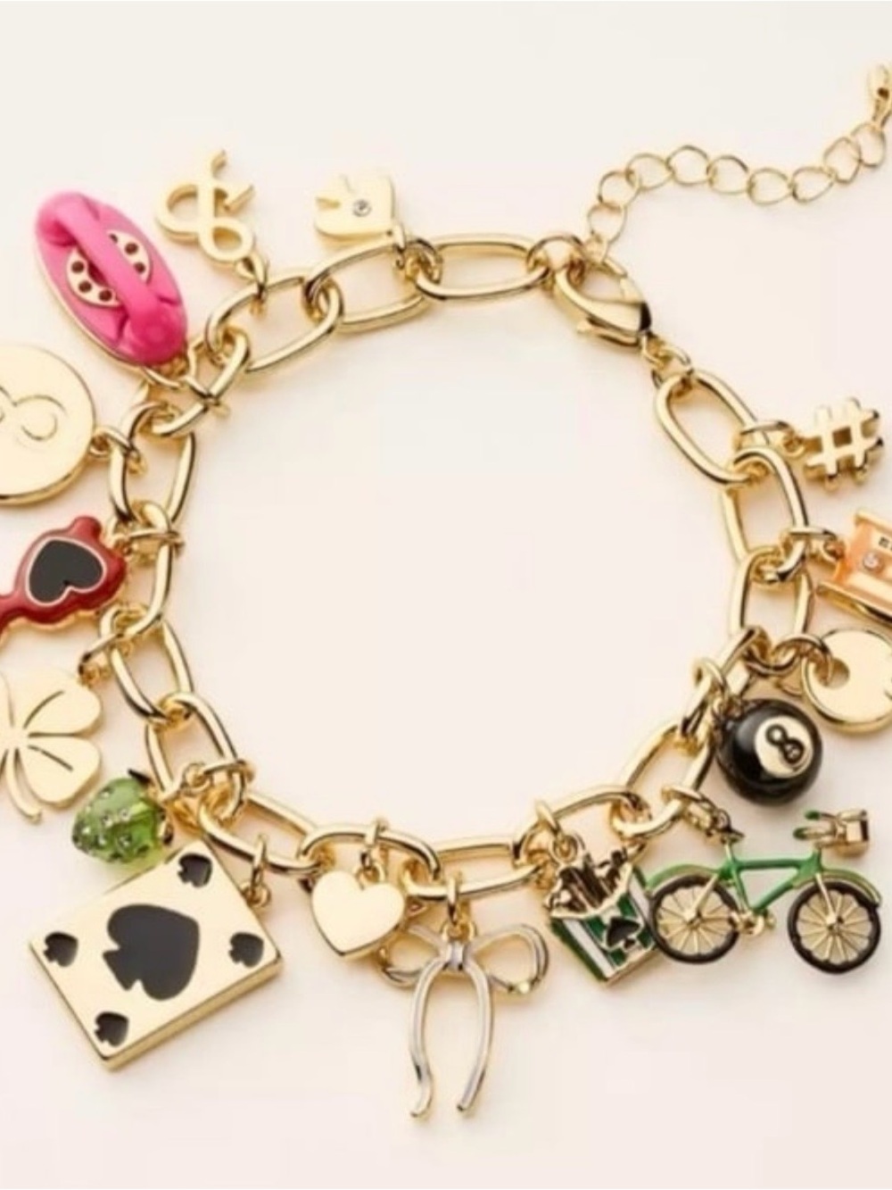 Kate Spade New York x Target Mixed Novelty Chunky Charm Bracelet